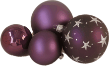 Bombki - kerstballen1.gif