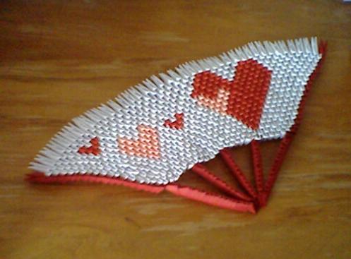 Origami modułowe - Heart_Fan_by_collarander.jpg