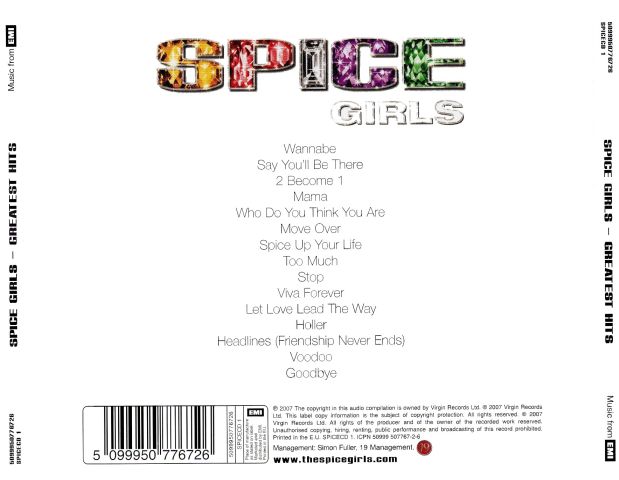2007 r. - Greatest Hits - Spice Girls - greatest hits 2007..jpg