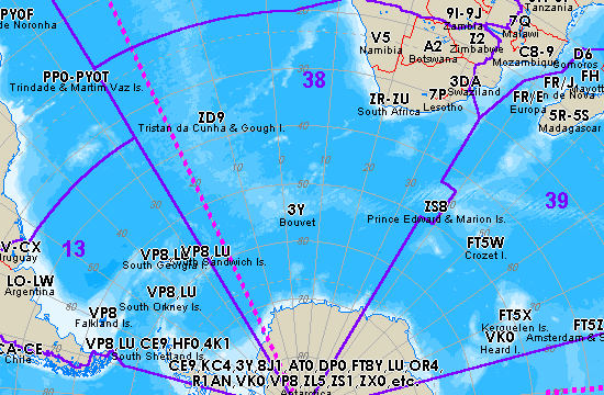 CQ zone maps - zone38.gif