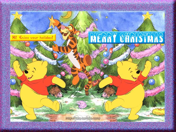 Disney -tapety - Christmas Pooh 2.jpg