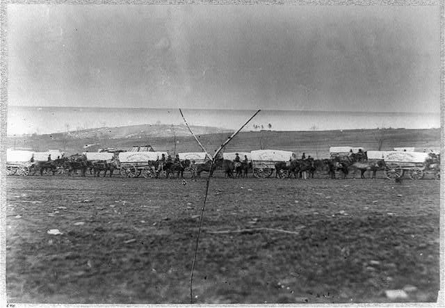 Żołnierze - libofcongr189 Ammunition train 3d Division, Cavalry Corps.jpg