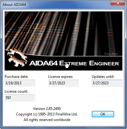 Aida64 ExtremeEngineerEdition 2.85.2400 with key by Senzati - ScreenShot 01 26 03 2013.jpg