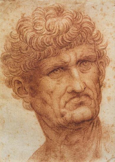 Studies  drawings - Head of a Man1503-05Gallerie dellAccademia, Venice.bmp