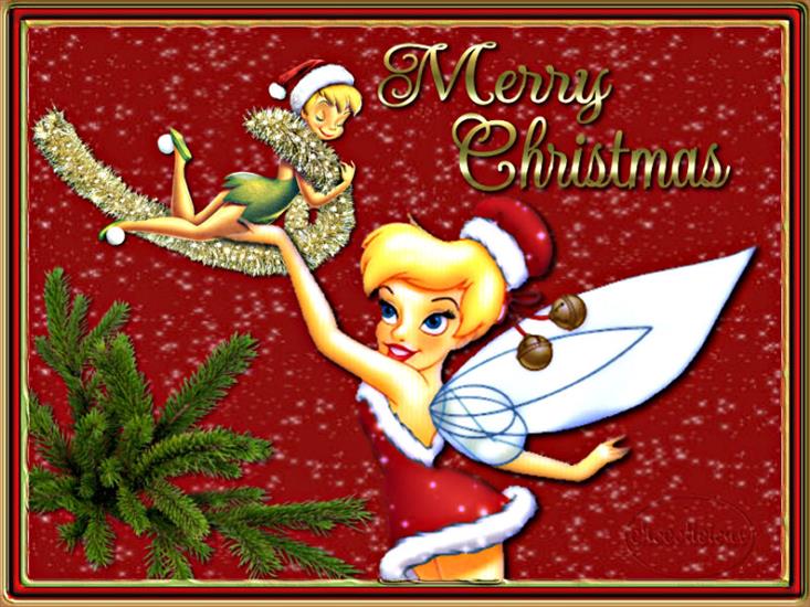 Świąteczne tapety dla dzieci - CHRISTMAS-TINKERBELLE DesktopNexus.com.jpg