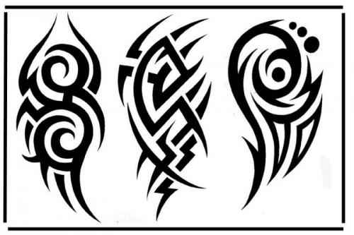 tatuaże - trzy tribale duze.jpg