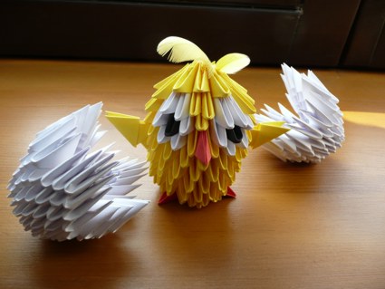 origami modułowe - kurczak.jpg