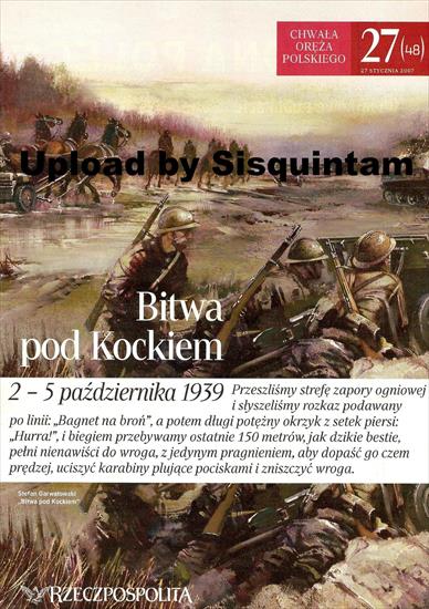 Chwała Oręża Polskiego - 48. Bitwa pod Kockiem 1939 okładka.jpg