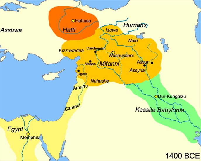 Mitanni, mapy - Near_East_1400_BCE.png
