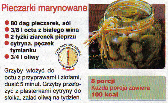 Kulinarne przepisy - Pieczarki marynowane.jpg