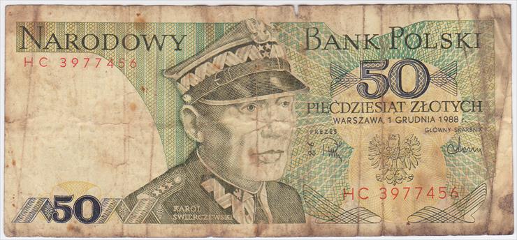 Banknoty - 50 Świerczewski przód.bmp
