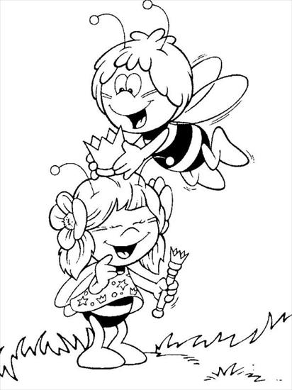 pszczółka maja - pszczółka Maja koronuje.jpg