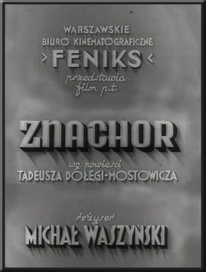 Okładki  Z  - Znachor 1937.jpg