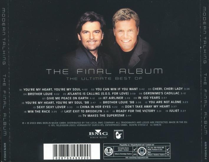 2003 -The Final Album The Ultimate Best Of - backcover.jpg