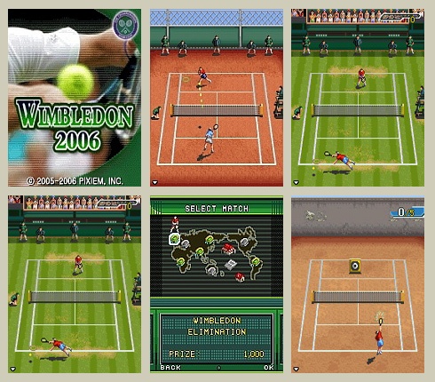 Gry do Nokia nseries - PIXIEM Wimbledon 2006 Tennis 240x320 J2me.jpg