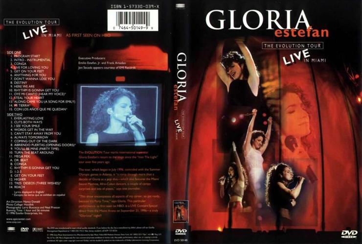 Estefan Gloria - Gloria Estefan - The Evolution Tour Live In Miami 1996.jpg