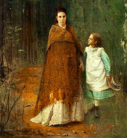 Kramskoy Ivan - Kramskoi_In_the_Park._Portrait_of_the_Artist-s_Wife_and_Daughter.jpg