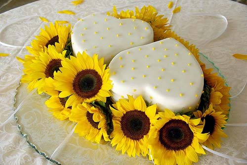 słonecznikowo - sunflower-wedding-cakes-1.jpg
