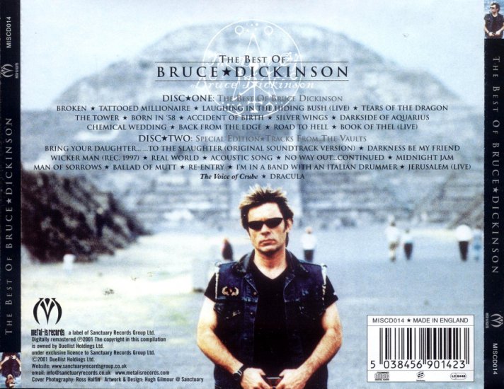 Bruce Dickinson - The Best Of 2001 - Bruce Dickinson - The Best Of 2001 Back.jpg