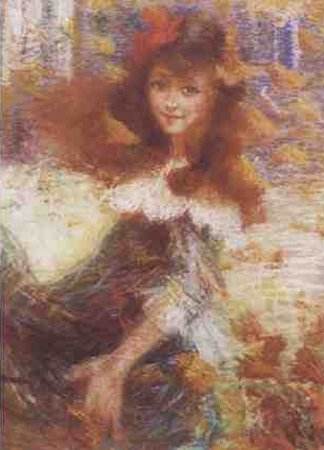 Alegorie-Jesień - Portrait of a Young Girl in Autumn-Lucien Levy Dhurmer.jpg