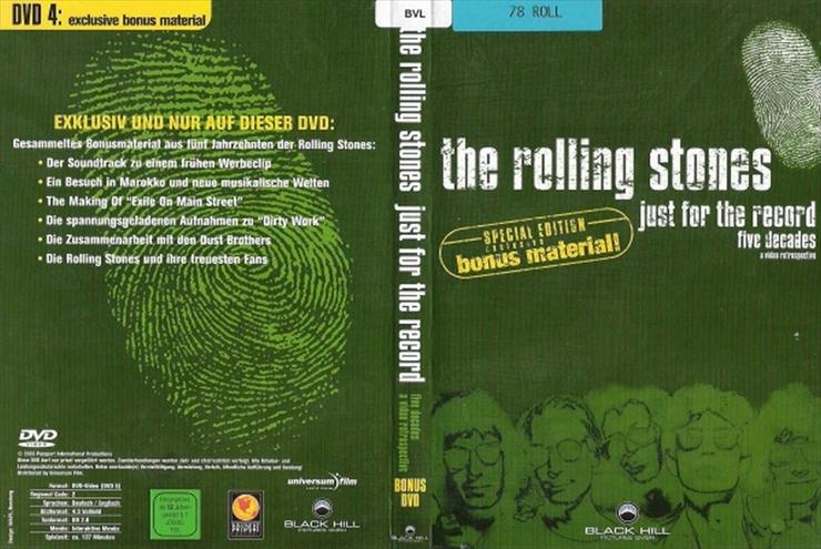 OKŁADKI DVD -MUZYKA - Rolling Stones - Just for the record 4.jpg