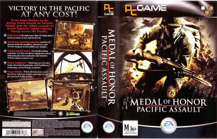 5- Medal of Honor Wojna na Pacyfiku PL - All DVD Covers-Medal of Honor Pacific Assault -Front.jpg