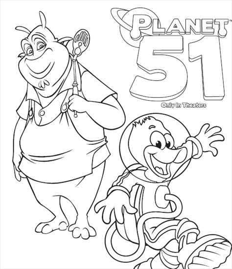 Planeta 51 - Planeta 51 - kolorowanka 12.JPG