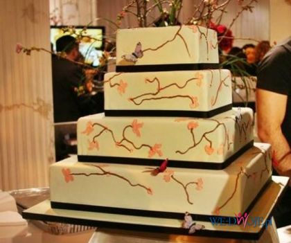dekoracje kwadratowych tortów weselnych - 1 9.jpg