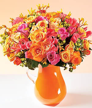 Bukiety kwiatów w wazonach,koszach - 11.jpg