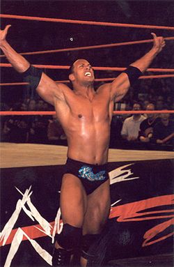 WRESTLERZY - 250px-WWF_RAW_2001-10-15_The_Rock_at_ringside.jpg