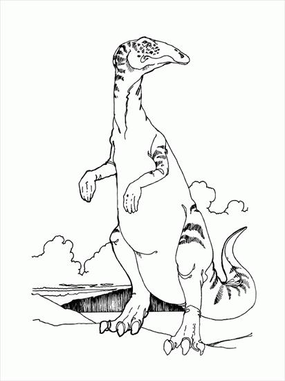 Dinozaury - Dinozaury - kolorowanka 104.GIF