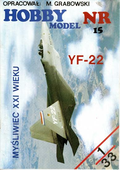 Hobby Model - Hobby Model 15 Samolot Mysliwski YF-22A Lightning.jpg