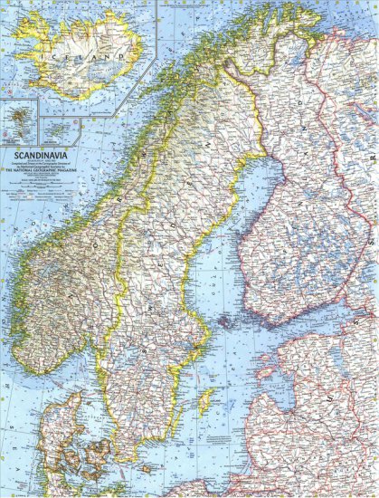 Mapy Świata - Scandinavia 1963.jpg