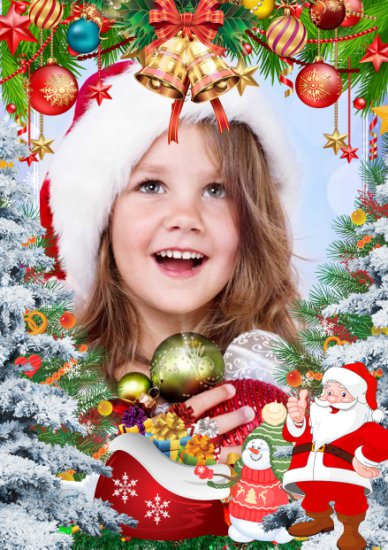 Świąteczne - Nowy Rok - Zima - 1 - Dziecięca ramka noworocna by retbool.jpg