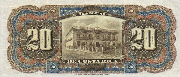 Costa Rica - CostaRicaPS175r-20Colones-1901-donatedowl_b.jpg