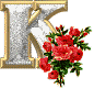 Alfabety z Bukietem kwiatów - 015 - k.gif