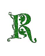 Alfabet Zielony - Akant - 006 - R.gif