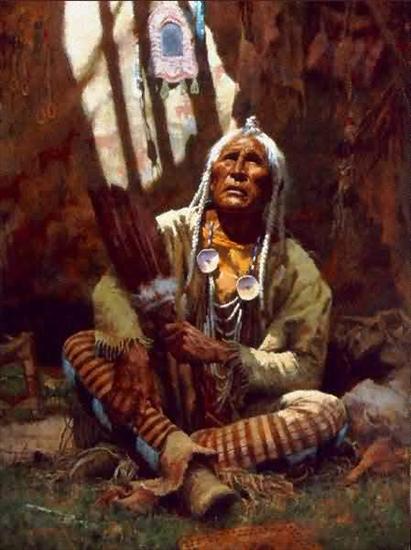 Galeria Wojowników - Howard-Terpning-Holy-Man-Of-The-Blackfoot.jpg